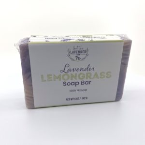 Lavender Lemongrass Soap Bar – Handmade Cold Process – 5 oz