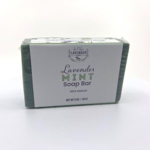 Lavender Mint Soap Bar – Handmade Cold Process – 5 oz