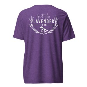 Great Lakes Lavender Farm Vintage-Style Short Sleeve T-Shirt