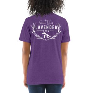 Great Lakes Lavender Farm Vintage-Style Short Sleeve T-Shirt